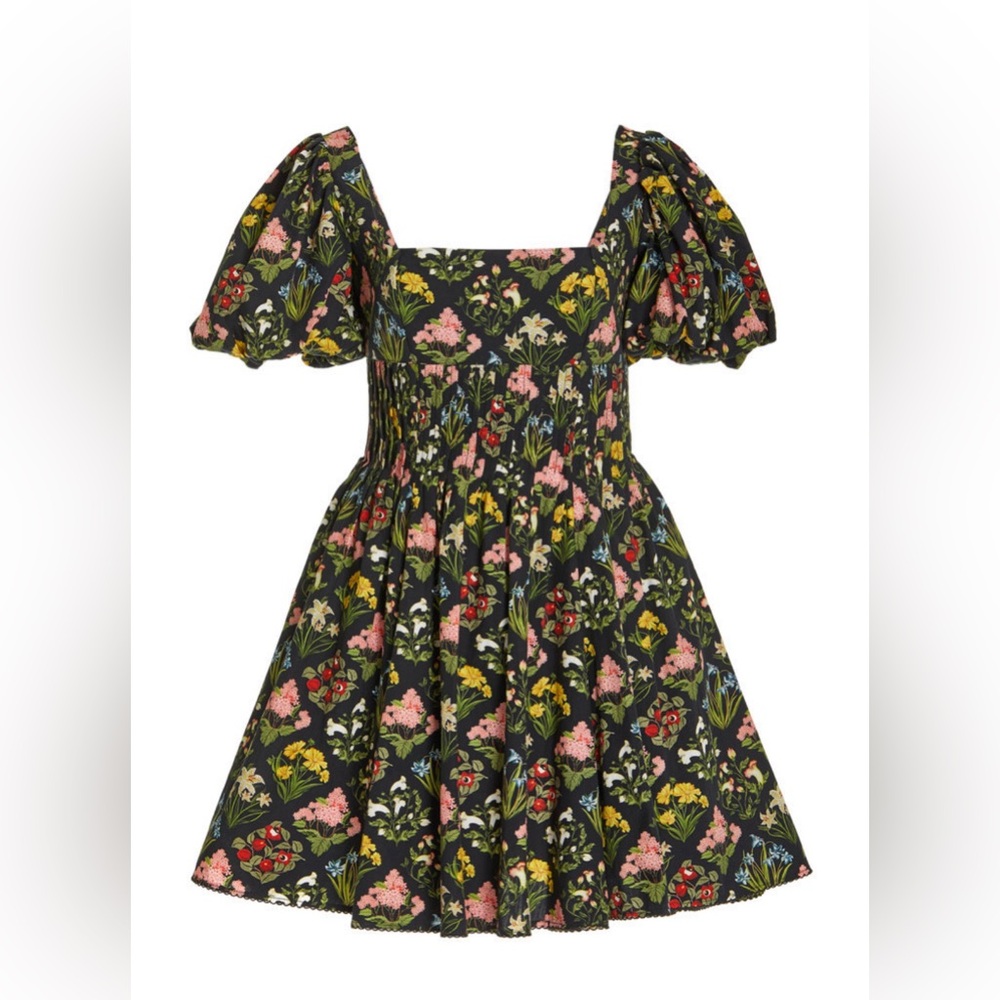 Agua by Agua Bendita | Caramelo Floral Cotton Mini Dress